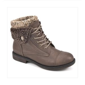 White Mountain Hiking Combat Boot Brown Duena